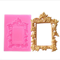 Picture Frame Silicone Mold Fondant Mold Cake Decorating Tools Chocolate Kitchen Gumpaste Mold Baking Kitchen Tool Cake Mold