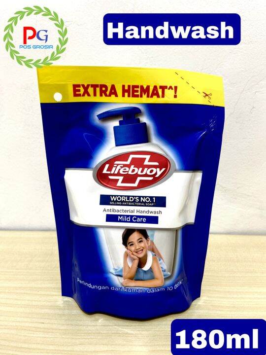 Lifebuoy Antibacterial Hand Wash Mild Care 180ml Lazada Indonesia