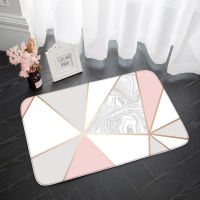 【cw】1 Pcs Pink Marble Home Mat Entrance Door Floor Cars The Living Room Bathroom Bath Mats Non-slip Nordic Style Vintage Car 【hot】