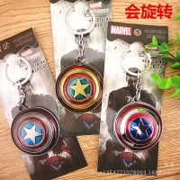 5ชิ้น Avenger-S PVC Soft Rubber Keychain S.H.I.E.L.D. พวงกุญแจโลหะกัปตันอเมริกา