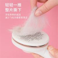 Self Cleaning Slicker Brush for Dog and Cat Removes Undercoat Tangled Hair Massages Particle Comb Improves Circulation