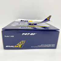 1:400 B747-8F Dreamlifter ATLAS AIR Airlines พร้อมล้อ Landing Gears โลหะเครื่องบินเครื่องบินสะสมจอแสดงผล Model