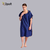 Zipsoft Beach Towel Absorbent Microfiber Changing Poncho Mulitcolor Hooded Towel 91*109cm Easy for Changing Cloth on Beach 2019