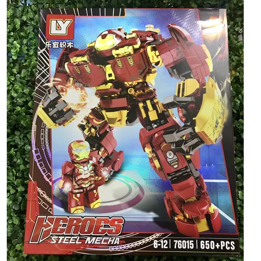 Đồ Chơi Xếp Hình Lego Siêu Robot Hulk Buster (Iron Man, Người Sắt) Mã Số  Ly76013 Mẫu Lắp Ráp Lego Cho Bé Trai | Lazada.Vn