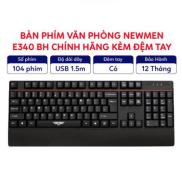 Bàn Phím Máy Tính Có dây NEWMEN E340 Đen USB - Full 104 phím