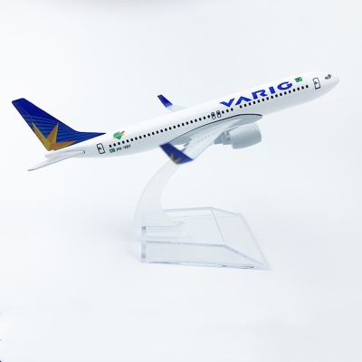 16CM เครื่องบินบราซิล VARIG สายการบิน Boeing B737โมเดลเครื่องบิน Diecast เครื่องบินจำลองสะสม