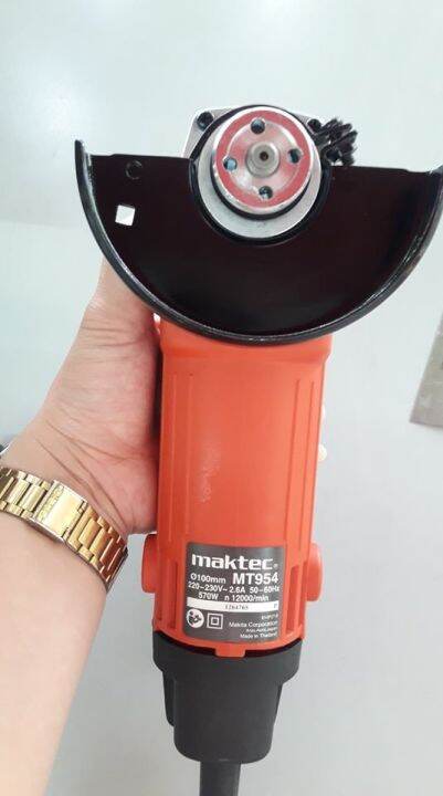 เครื่องเจียร์-maktec-รุ่นmt-954-กำลัง570w-ขนาด4นิ้ว