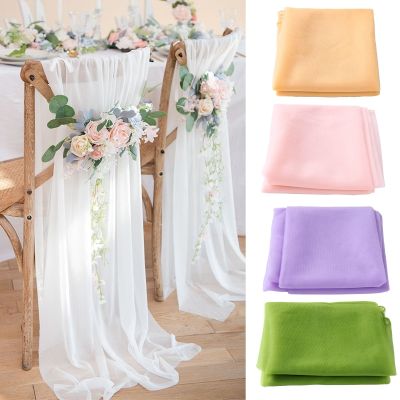 【CC】 Wedding Tulle Roll Rustic Organza Sheer Fabric Birthday decoration Backdrop Arch Sashes