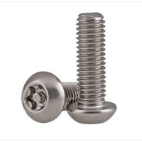 M2 M2.5 M3 M4 M5 M6 Stainless Steel Pan Head Torx Screw With Pin Security Screws SS304 Screw Nut Drivers