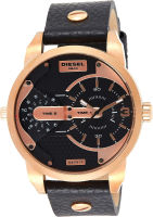 Diesel Mens DZ7317 Mini Daddy Analog Display Analog Quartz Black Watch