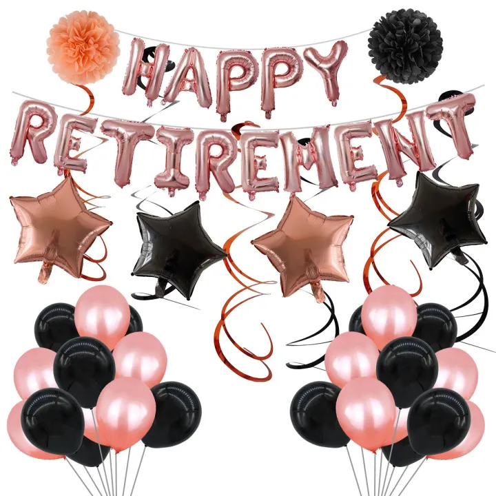 D266 BEST Happy Retirement Celebrations Balloons Package | Officially ...