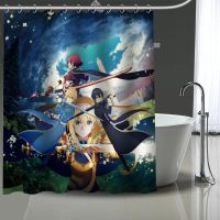 Anime Custom Waterproof Shower Curtains Sword Art Online Curtain Bathroom Waterproof Polyester Curtains For Bathroom With Hook