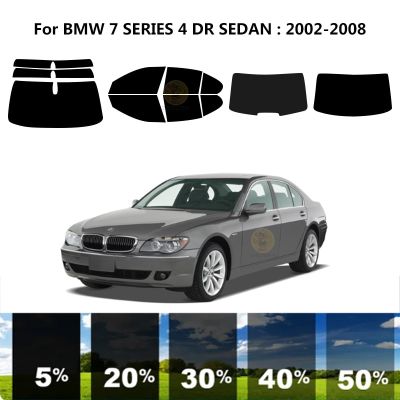 ภาพใหญ่: Pre-Cut Nano Ceramic Auto ชุดระบายสีหน้าต่าง UV สำหรับ BMW 7 Series E65 / E66 4 DR SEDAN 2002-2008