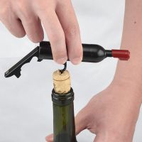 Bottle Opener Wine Corkscrew Creative Shape Labor-saving Beer Opener Metal Beer Cap Removing Pin Cork Remover Kitchen Bar Tools