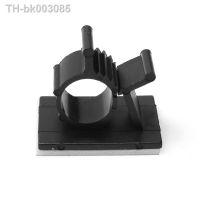 ◊♙♛ 10pcs Cable Clamps Self Adhesive Car Cord Clip Adjustable Wire Tie Fixed Organizer Line Management s Mount Holder Black