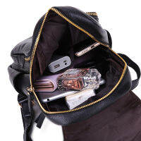 R Ucksack นุ่ม100 หนังวัวแท้ทองฮาร์ดแวร์เป้สตรีเลดี้สาวชั้นแรก Cowhide หญิงโรงเรียนหนังสือกระเป๋าเป้สะพายหลัง