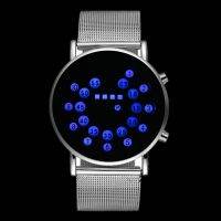 [Aishang watch industry]LED แฟชั่นเย็นนาฬิกาดิจิตอลผู้ชายนาฬิกาหรูหราตาข่ายไบนารีนาฬิกาชายนาฬิกาชั่วโมงดิจิตอล M Ontre H Omme Masculino R Elojes