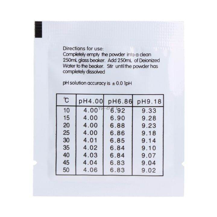 big-sales-anyan30-ผงสารละลายบัฟเฟอร์-ph-20ชิ้นสำหรับการวัดเครื่องทดสอบมิเตอร์เทียบ4-01-6-86