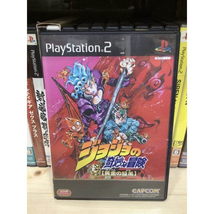 Jojo's Bizarre Adventure Ougon no Kaze Golden Wind PS2 Japanese