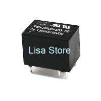 Black Housing 24V DC SPDT PCB Board Electronic Power Relay 6 Pins