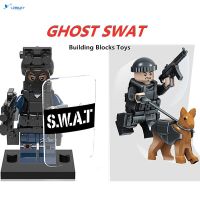 Legoing มินิฟิกเกอร์,ปริศนาเด็กชายตํารวจหน่วย SWAT พิเศษของเล่นบล็อกตัวต่อ【cod】