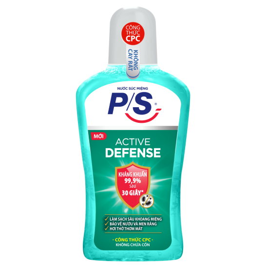 Bộ 2 nước súc miệng p s active defense chuyên gia kháng khuẩn 500ml giúp - ảnh sản phẩm 3