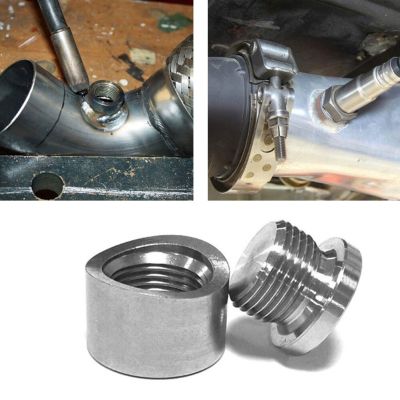 Oxygen Sensor Bung with Gasket Stainless Steels Plug Wideband Nut Fitting Weld Bungs M18x1.5 Car Accessories Oxygen Sensor Removers