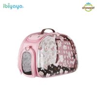 Ibiyaya กระเป๋าใส่สุนัข กระเป๋าใส่สัตว์เลี้ยง Valentine Transparent Hardcase Carrier รับน้ำหนักได้ 6 Kg.