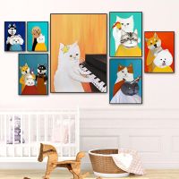 2023¤ Cartoon Cute Cat Modern Posters Funny Dog Haircut Prints Canvas Painting Wall Picture For Living Room Kids Bedroom Home Decor