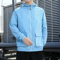 New product เสื้อผ้ากันแดดไอซ์ซิลซ์หน้าร้อนผู้ชายป้องกันรังสียูวีแบบบางเบาสำหรับเด็กผู้ชาย 2023 แจ็คเก็ตแบรนด์แฟชั่นรุ่นใหม่สำหรับผู้ชาย