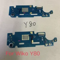 1ชิ้นสายแพขั้วต่อกำลังชาร์จไฟ USB ใหม่สายเคเบิ้ลยืดหยุ่นสำหรับ Y80 Wiko