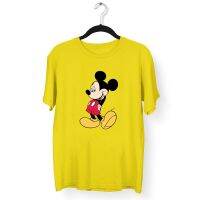 Kawaii Mickey Mouse Put Your Hands Behind Woment Shirt  Soft Disney Brand Short Sleeve Fashion Hot Selling Casuel Girl Tee Shirt