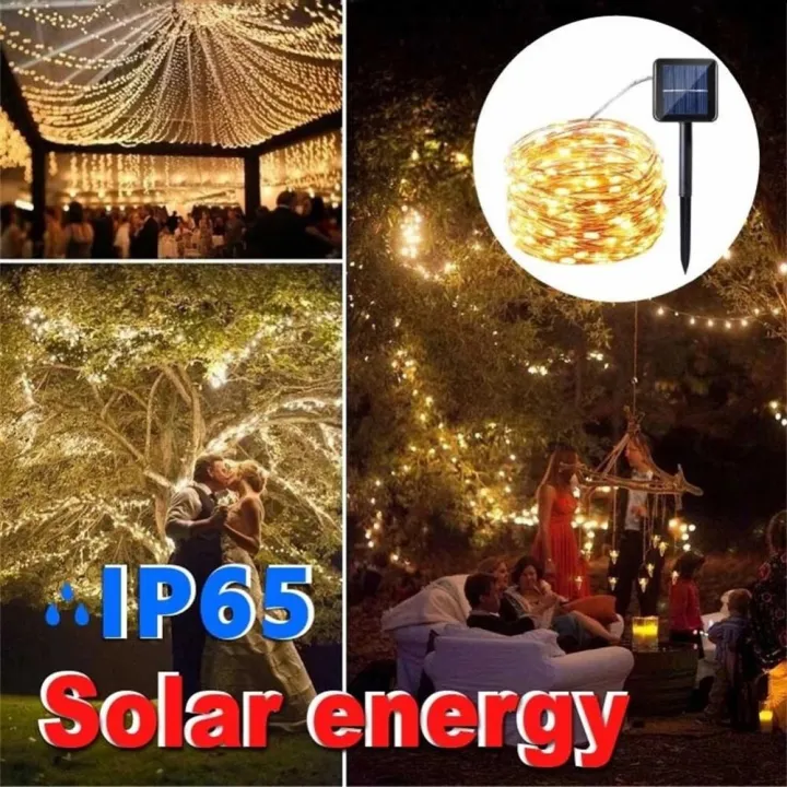 xiaomi-led-solar-light-outdoor-waterproof-fairy-garland-string-lights-christmas-decor-party-garden-solar-lamp-copper-wire-lights