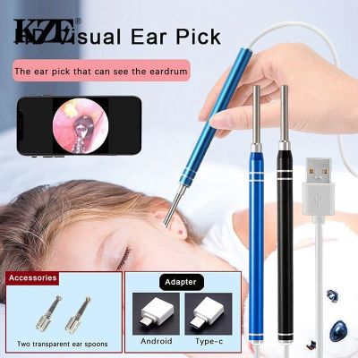 Smart Visual Earpick Endoscope Spoon Ear Cleaner Camera Otoscope Ear Wax Remover Earwax Removal Tool Support Android PC Type-c