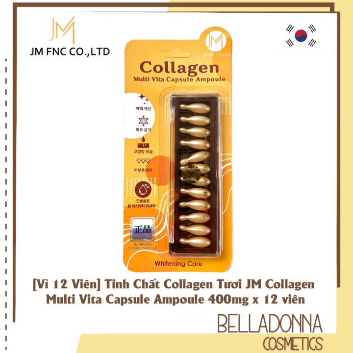 [HCM] [Vỉ 12Viên] Tinh Chất Collagen Tươi JM Collagen Multi Vita