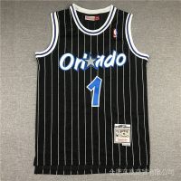 New Arrival NBA Jersey Orlando Magic No. 1 Hardway Retro Stripes Black Mesh 2020 Basketball