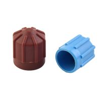 A/C Valve Cap Air Conditioning Valve Core Set Dust Cover High/Low Voltage Kit R134a AC Auto Valve New