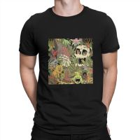 Men T-Shirts The Jungle Vintage Tees Short Sleeve Skull Art T Shirt Crew Neck Tops Graphic 4XL 5XL 6XL