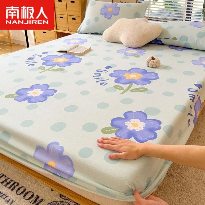 brushed-bed-sheet-single-piece-protective-dormitory-dust-fully-surrounded