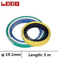 LDDQ 5m Heat shrinkable tubing with glue 3:1 19.1mm Heatshrink tube Waterproof Wire Wrap Cable sleeve guaina termorestringente