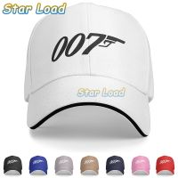 MFTQ Movie Film James Bond 007 Design Funny baseball cap for Men and Women Unisex Breathable summer hip-hop snapback hat gorras