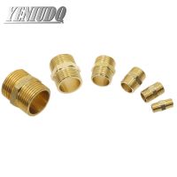 Brass Pipe Hex Nipple Fitting Quick Adapter 1/8 1/4 3/8 1/2 3/4 1 BSP Male Thread Water oil and gas Connector