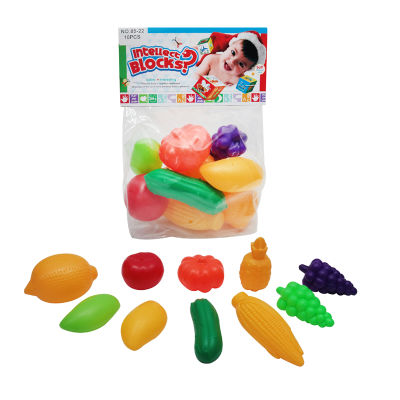 คิดอาร์ท ชุดของเล่นเสริมทักษะ ชุดผลไม้ สีสันสดใส Education  toys (MM85-22)