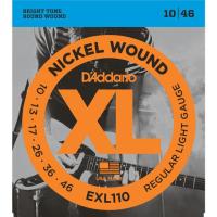 สต็อกพร้อมที่กรุงเทพ DAddario EXL110 Nickel Wound Electric Guitar Strings (Regular Light, 10-46)