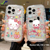 JieFie เคสป้องกันการกระแทกลายสุนัขปาชะเคสโทรศัพท์การ์ตูนสำหรับ9A/9C / 10C น่ารักเฮลโลคิตตี้