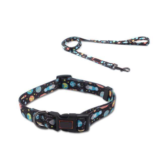 hot-nylon-dog-collar-and-leash-suitable-for-small-and-medium-sized-pitbull-two-piece-personality-gradient-color-pet-collar-and-leash