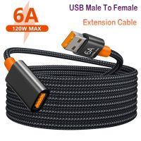 Kabel Ekstensi USB 2.0 Kabel Data Transmisi Kecepatan Tinggi Male-To-Female untuk Kamera Mouse Komputer Kabel Ekstensi Printer TV