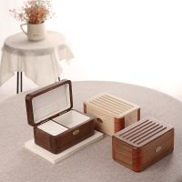 Sinzyo Wooden Colorblock Music Box Jewelry Storage Box Wedding Anniversary/Birthday Gift Christmas/Birthday/Valentines Day Gift