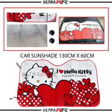 Hello kitty car window deals sun shade