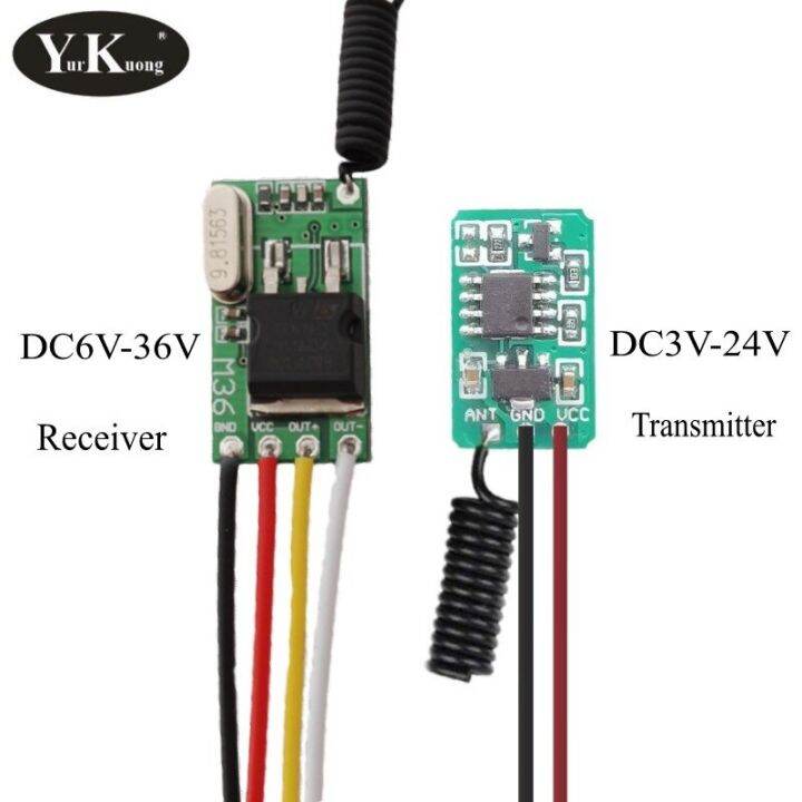 remote-tombol-ไร้สายขนาดเล็ก6v-36v-remote-tombol-ตัวส่งสัญญาณรีโมทคอนโทรล3v-24v-ส่งสัญญาณกำลังไฟเข้าบอร์ด-pcb